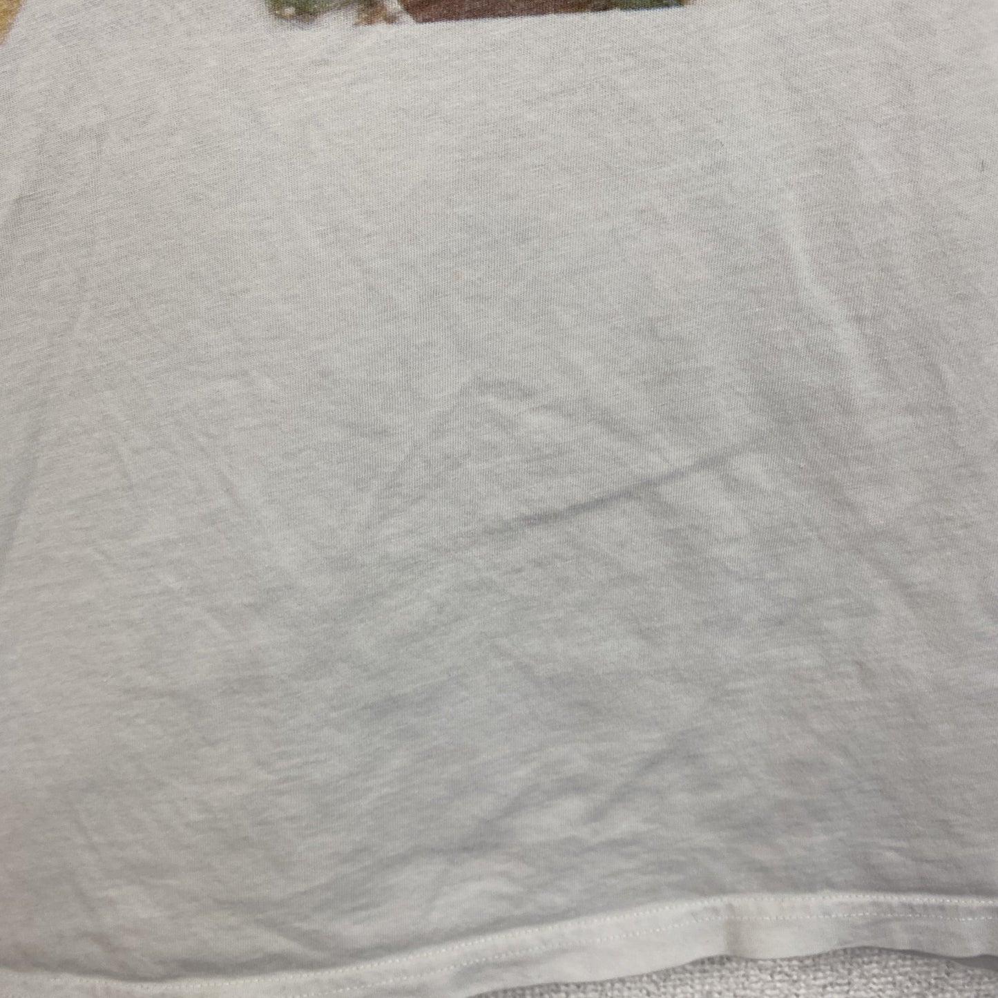 半袖プリントTシャツ　白　ホワイト