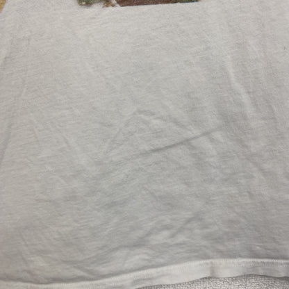 半袖プリントTシャツ　白　ホワイト