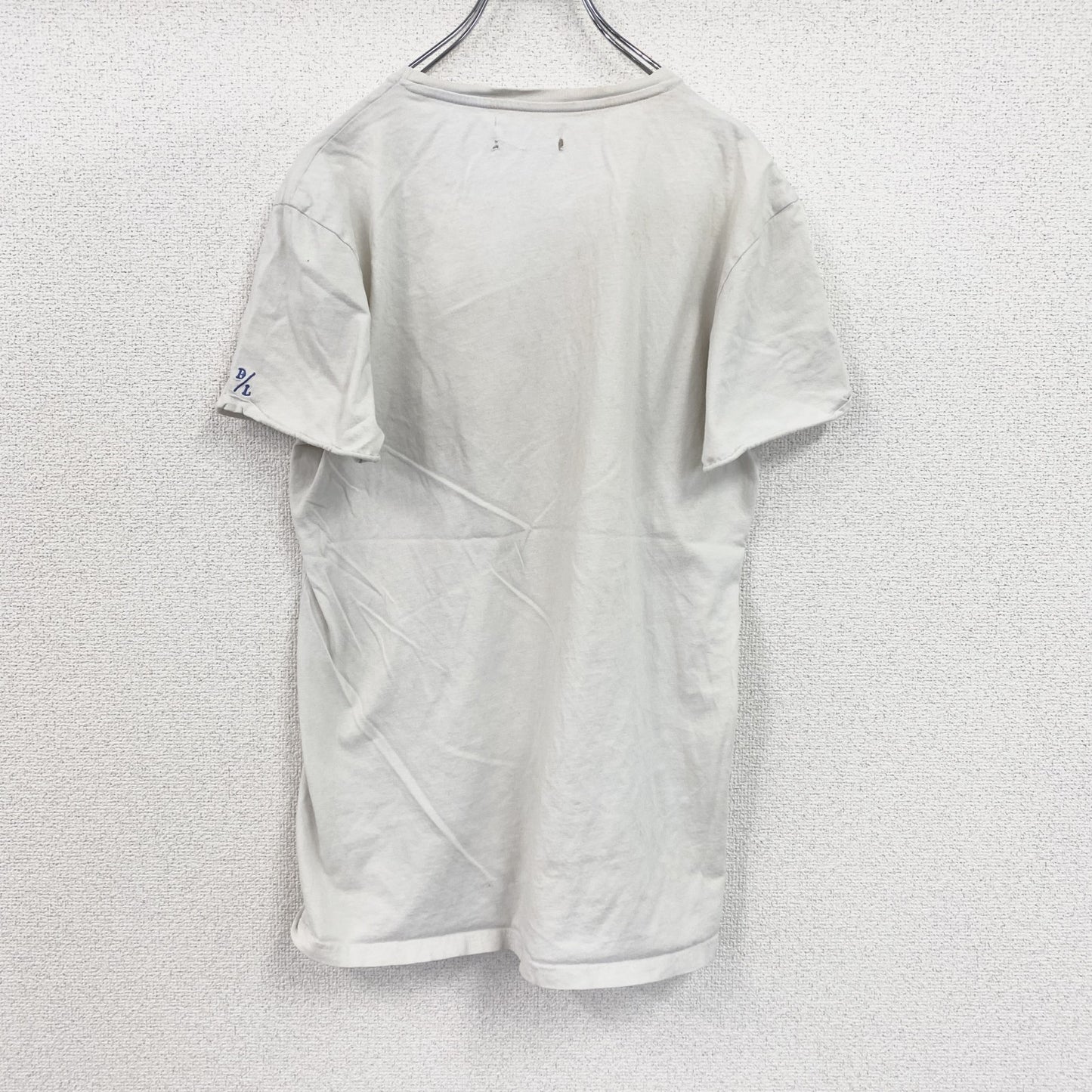 半袖プリントTシャツ　白　ホワイト