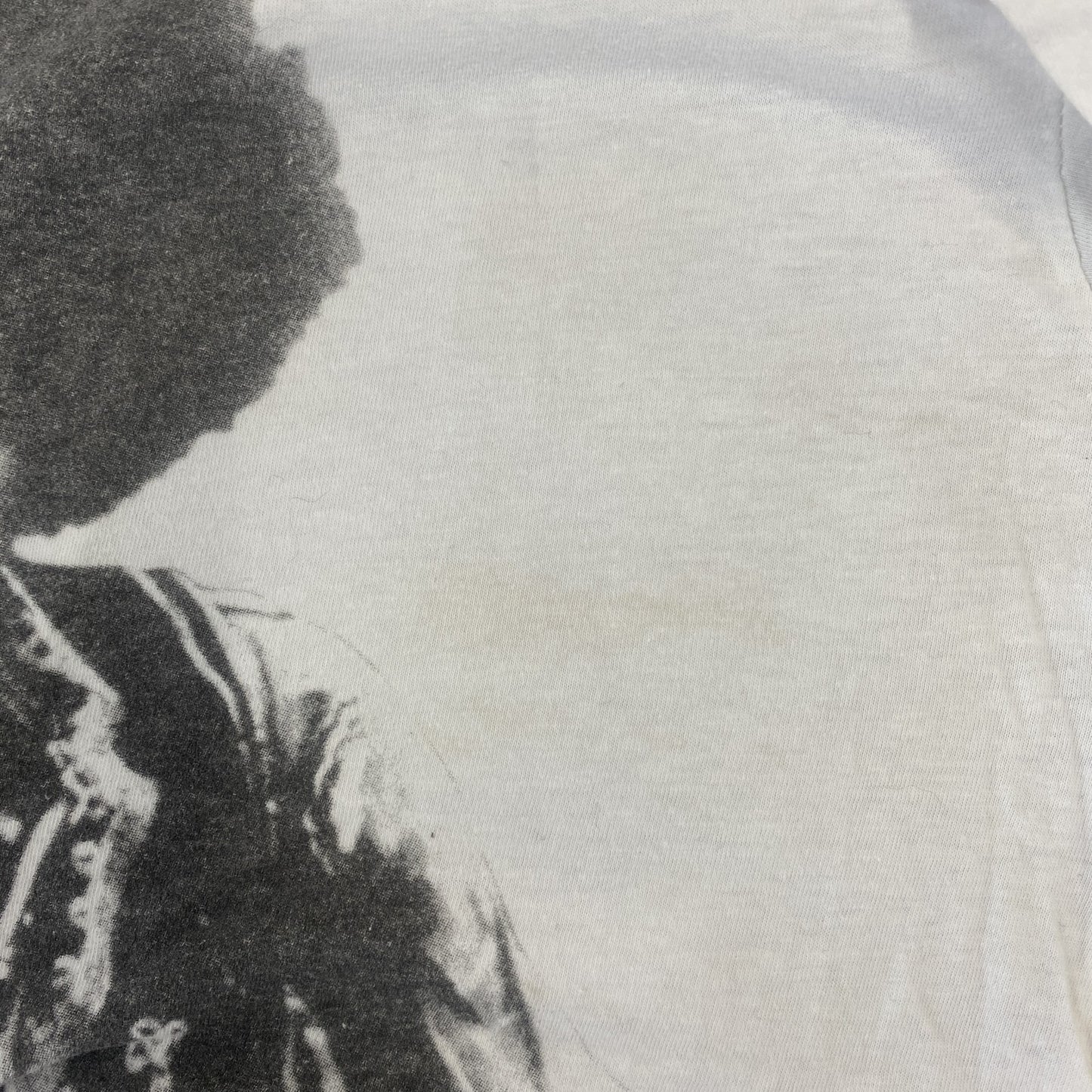 古着 used　半袖音楽プリントTシャツ　バンド　ジミヘン　ジミーヘンドリクス　白　ホワイト　クルーネック　レトロ　Lサイズ