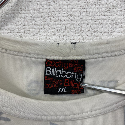 Billabong　ビラボン　半袖プリントTシャツ　白　ホワイト　2XLサイズ