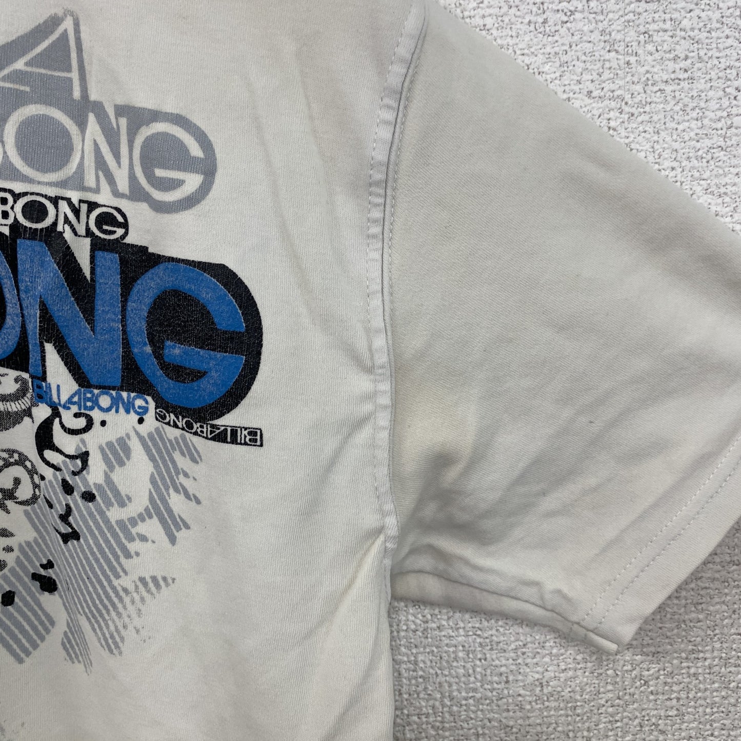 Billabong　ビラボン　半袖プリントTシャツ　白　ホワイト　2XLサイズ