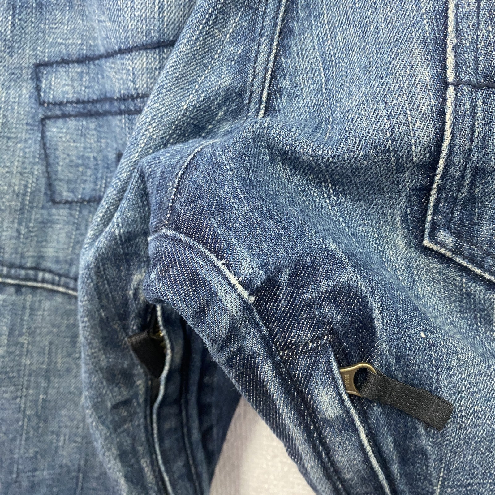 241　TWO FOR ONE　GORE-TEX　デニムパンツ/ジーンズ　スノーパンツ　縦落ち　フェード　インディゴ　XLサイズ