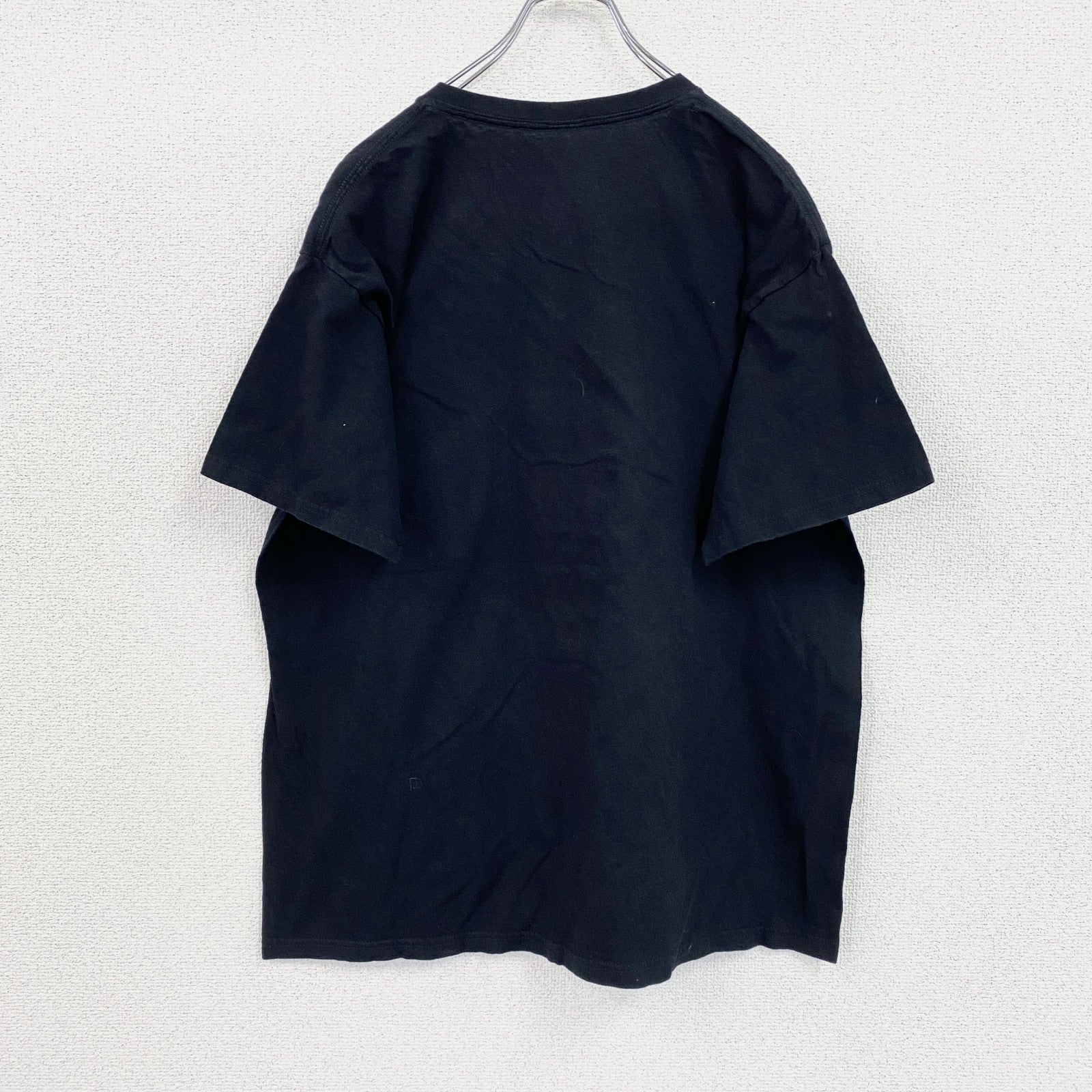 90s～　anvil　アンヴィル　半袖プリントモンスターTシャツ　クルーネック　ヴィンテージ　黒　ブラック　XLサイズ