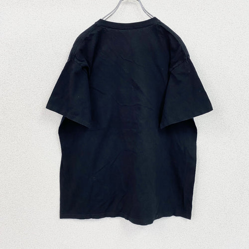 90s～　anvil　アンヴィル　半袖プリントモンスターTシャツ　クルーネック　ヴィンテージ　黒　ブラック　XLサイズ