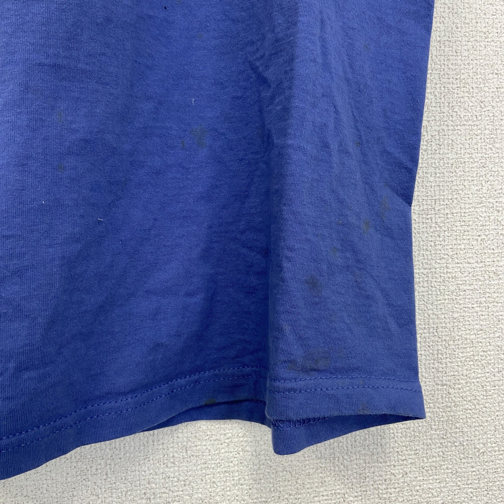 古着 used　PLANET HOLLYWOOD　半袖プリントTシャツ　NASHVILLE　カジュアル　クルーネック　青　Sサイズ