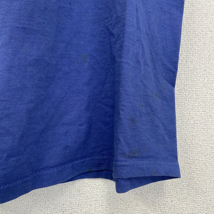 古着 used　PLANET HOLLYWOOD　半袖プリントTシャツ　NASHVILLE　カジュアル　クルーネック　青　Sサイズ