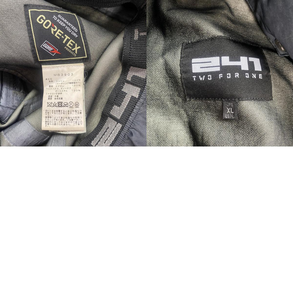 241　TWO FOR ONE　GORE-TEX　デニムパンツ/ジーンズ　スノーパンツ　縦落ち　フェード　インディゴ　XLサイズ