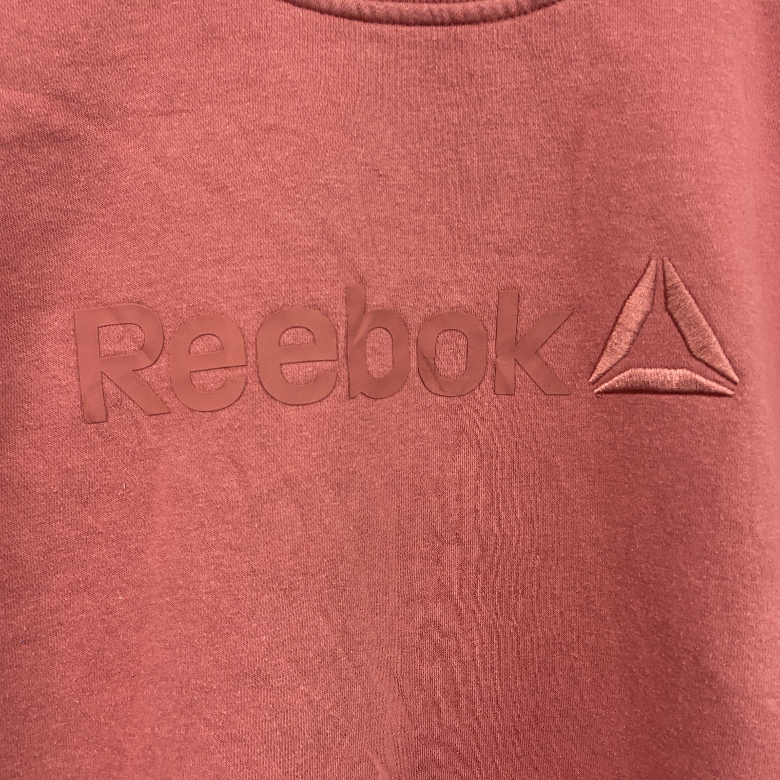 Reebok　リーボック　スウェット/トレーナー　フェード　赤　レッド　Lサイズ