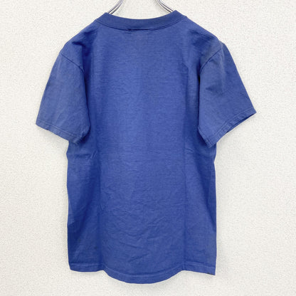 古着 used　PLANET HOLLYWOOD　半袖プリントTシャツ　NASHVILLE　カジュアル　クルーネック　青　Sサイズ