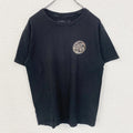 古着 used　O’NEILL　半袖クルーネックデザインTシャツ　バックプリント　黒　ブラック　春夏服　Mサイズ