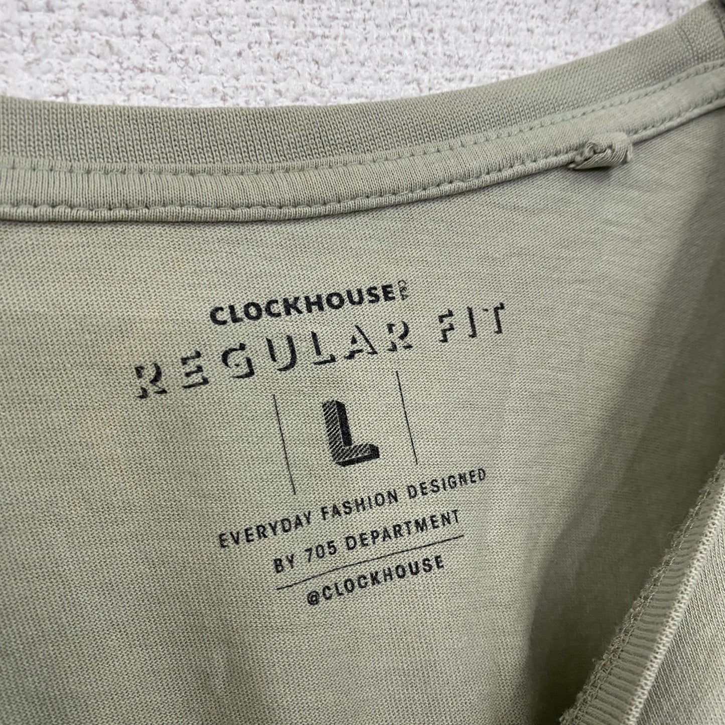 REGULAR FIT　半袖プリントTシャツ　スカル　骸骨　NEW YORK　英字プリント　カーキ　Lサイズ