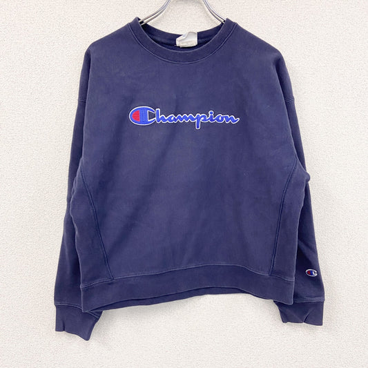 Champion　チャンピオン　リバースウィーブ　スウェット/トレーナー　ヘビーウエイト　フェード　現行　紺　ネイビー　XLサイズ