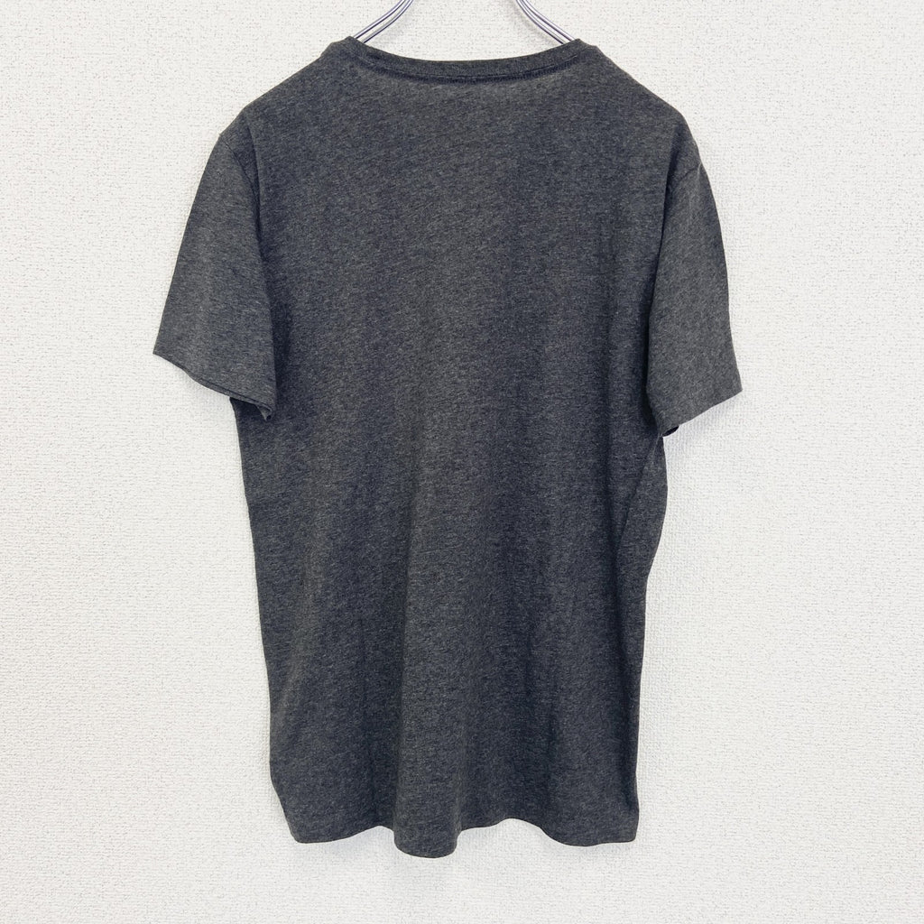 古着 used　OLD NAVY　半袖プリントTシャツ　赤ちゃん　カジュアルデザイン　クルーネック　グレー　レトロ　Sサイズ