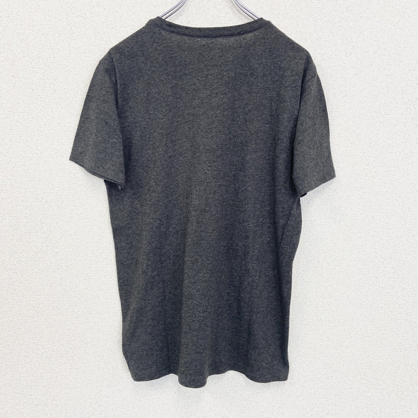 古着 used　OLD NAVY　半袖プリントTシャツ　赤ちゃん　カジュアルデザイン　クルーネック　グレー　レトロ　Sサイズ
