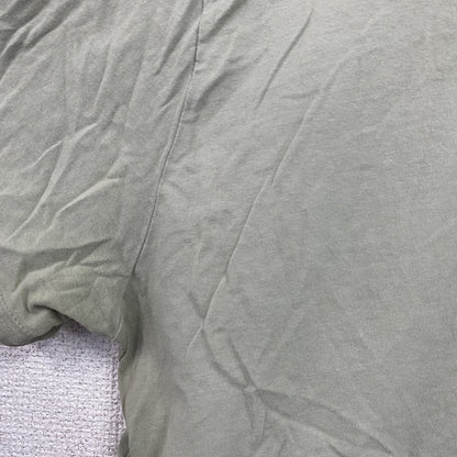 REGULAR FIT　半袖プリントTシャツ　スカル　骸骨　NEW YORK　英字プリント　カーキ　Lサイズ