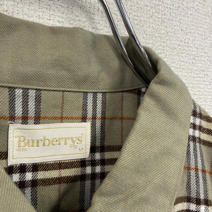 Burberrys　バーバリーズ　長袖シャツ　チェック柄　キャメル　Mサイズ