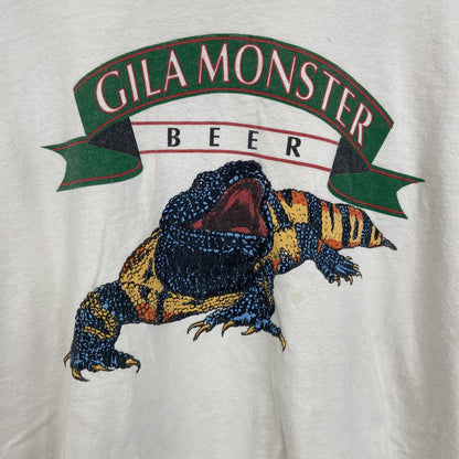 古着 used　Hanes　ヘインズ　半袖プリントTシャツ　カジュアル　シングルステッチ　90s　クルーネック　ベージュ　Lサイズ