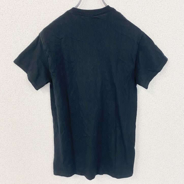 古着 used　半袖クルーネックプリントデザインTシャツ　カウボーイ　馬　WESTERN DAY　黒　ブラック　春夏服