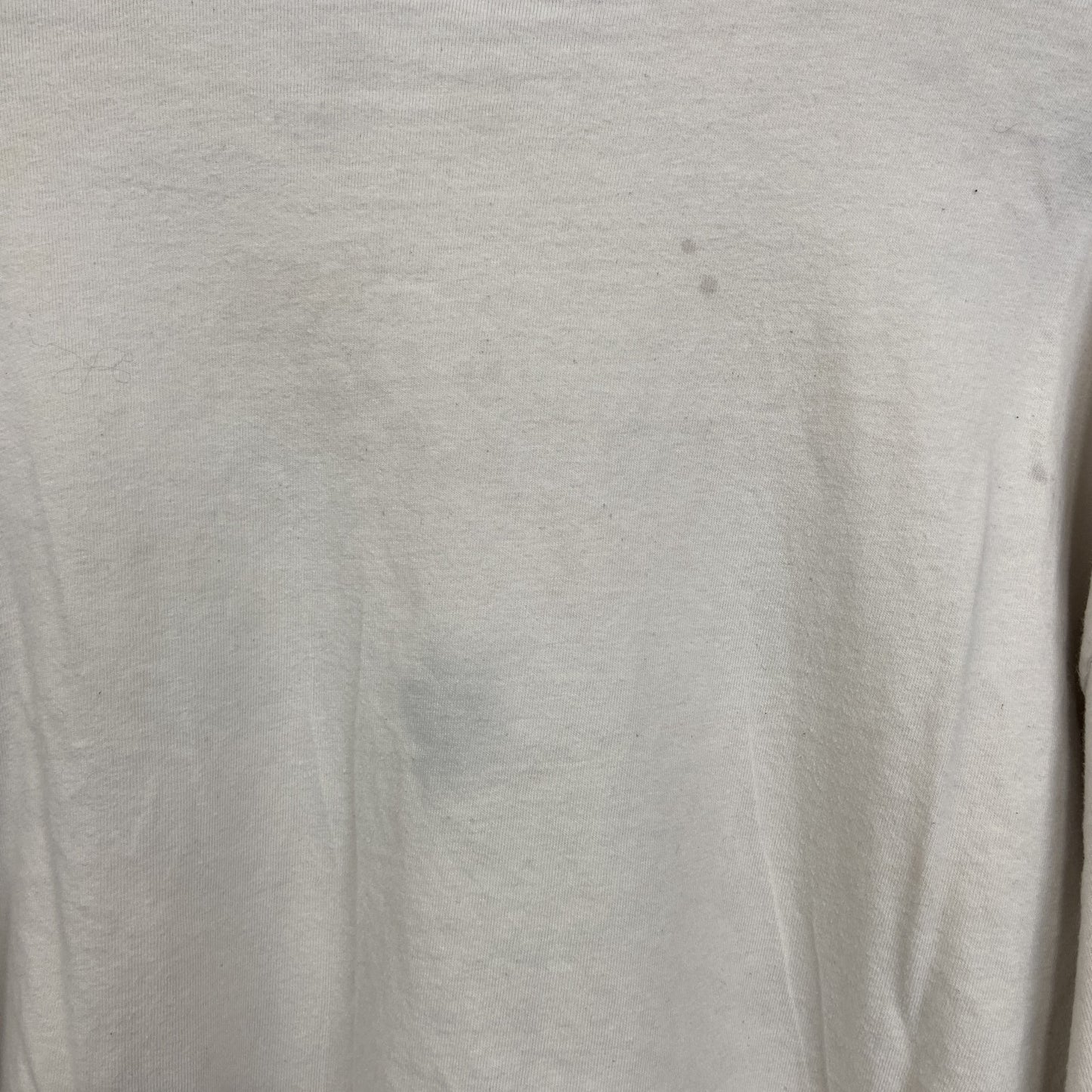 古着 used　Hanes　ヘインズ　半袖プリントTシャツ　カジュアル　シングルステッチ　90s　クルーネック　ベージュ　Lサイズ