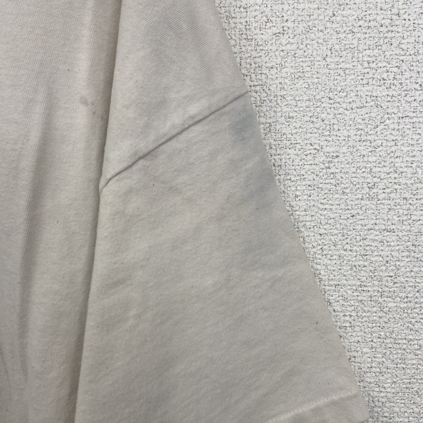 古着 used　Hanes　ヘインズ　半袖プリントTシャツ　カジュアル　シングルステッチ　90s　クルーネック　ベージュ　Lサイズ