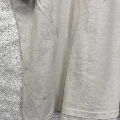 古着 used　Hanes　ヘインズ　半袖プリントTシャツ　カジュアル　シングルステッチ　90s　クルーネック　ベージュ　Lサイズ