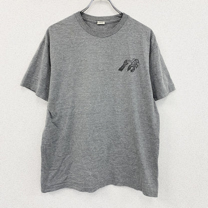 GILDAN　ギルダン　半袖プリントTシャツ　グレー　Lサイズ