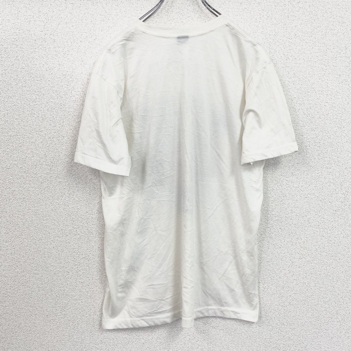 The MARINE　BRAND　半袖プリントアニマルTシャツ　イラスト　豹　白　ホワイト　Lサイズ