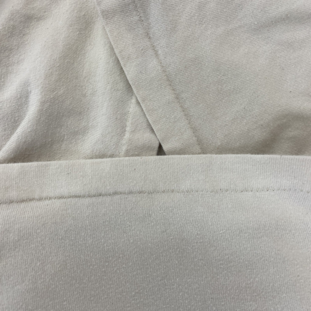 古着 used　Hanes　ヘインズ　半袖プリントTシャツ　カジュアル　シングルステッチ　90s　クルーネック　ベージュ　Lサイズ