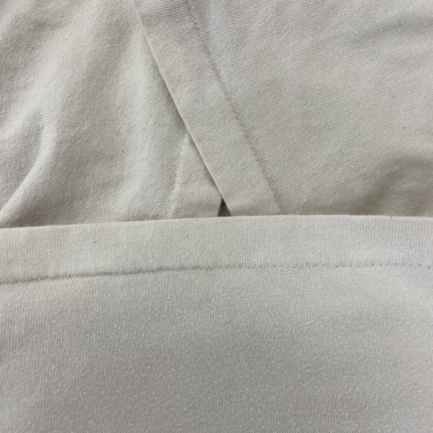 古着 used　Hanes　ヘインズ　半袖プリントTシャツ　カジュアル　シングルステッチ　90s　クルーネック　ベージュ　Lサイズ
