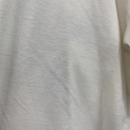 The MARINE　BRAND　半袖プリントアニマルTシャツ　イラスト　豹　白　ホワイト　Lサイズ