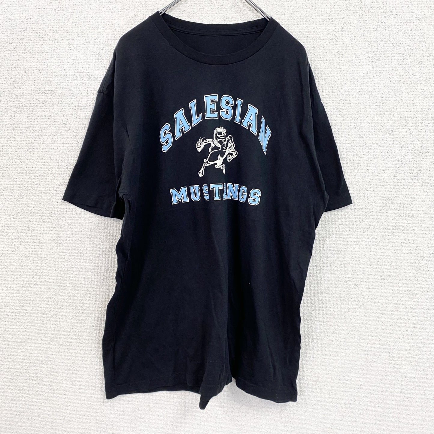 半袖プリントTシャツ　黒　ブラック