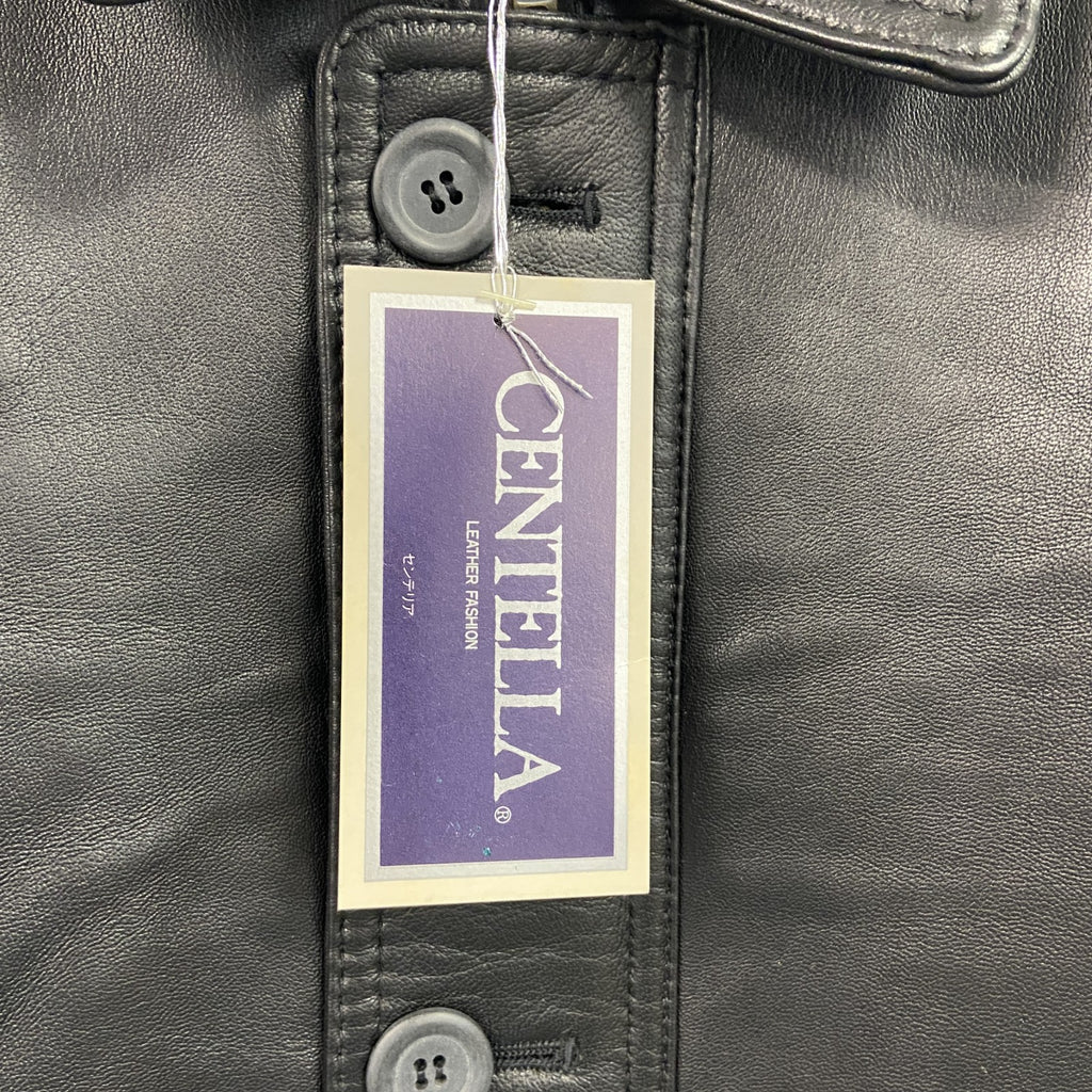 CENTELLA　ラムレザーカーコート　レザージャケット　未使用品　黒　ブラック　Sサイズ