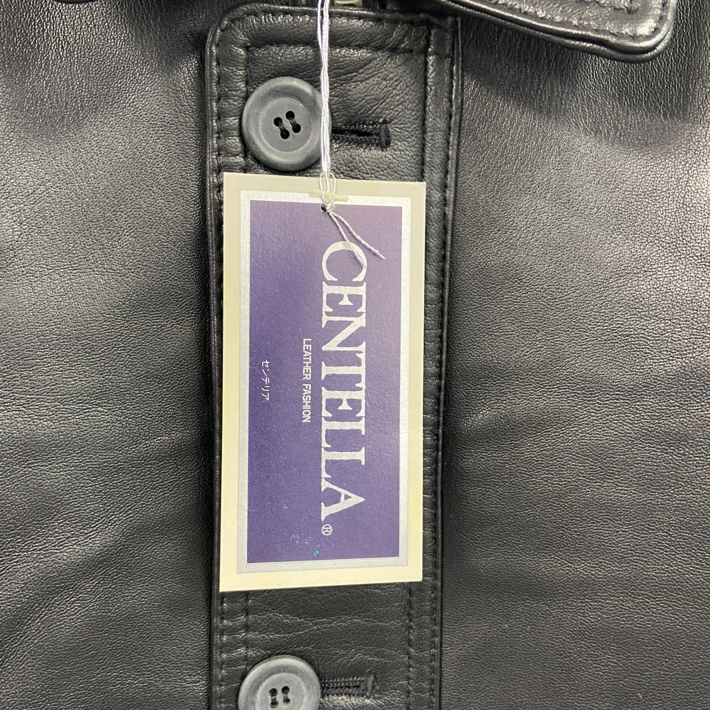 CENTELLA　ラムレザーカーコート　レザージャケット　未使用品　黒　ブラック　Sサイズ