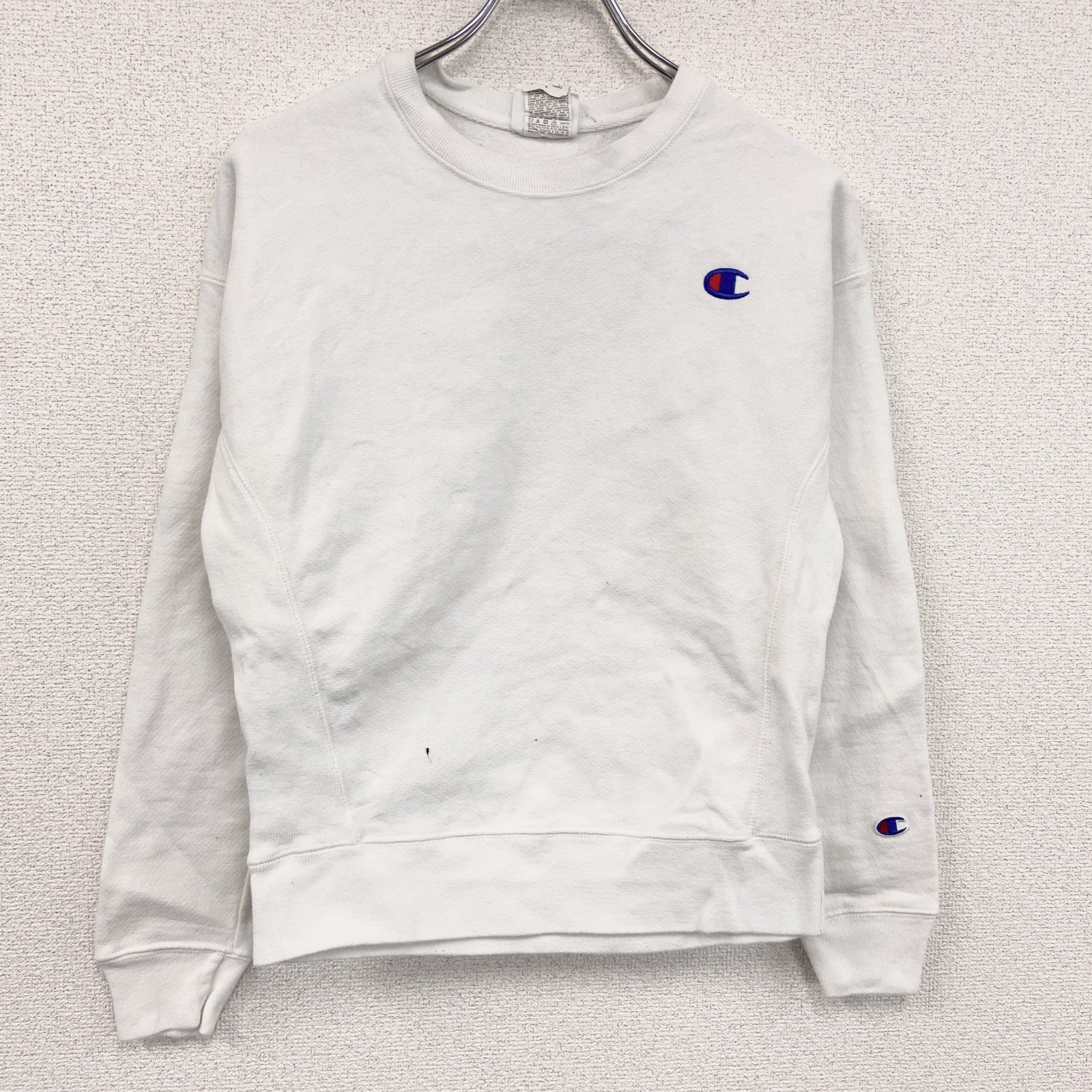 Champion　チャンピオン　リバースウィーブ　スウェット/トレーナー　白　ホワイト　Sサイズ