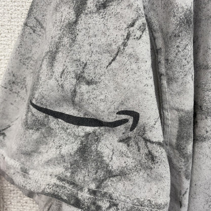 半袖プリントTシャツ　タイダイ柄　灰色　グレー
