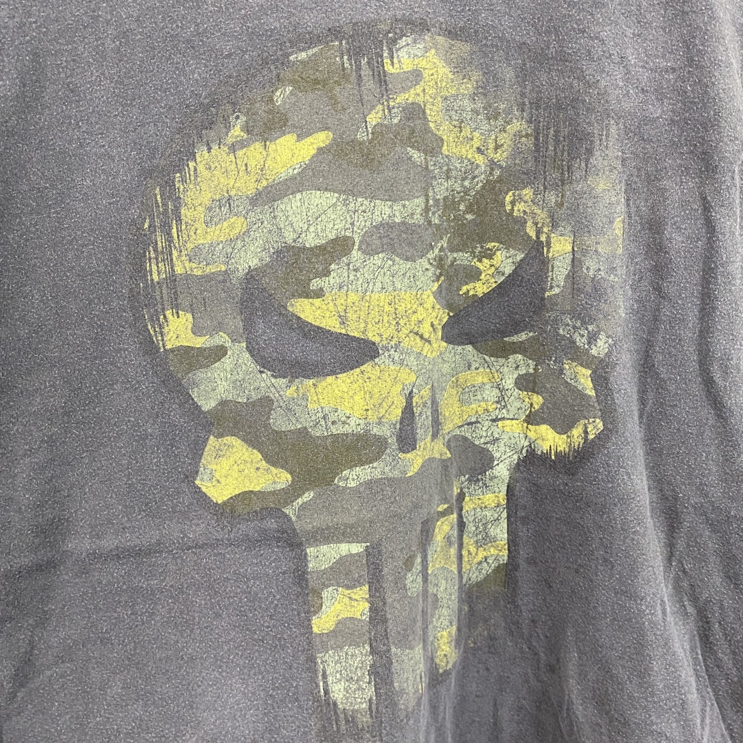 MARVEL　マーベル　半袖プリントTシャツ　フェード　黒　ブラック　XLサイズ