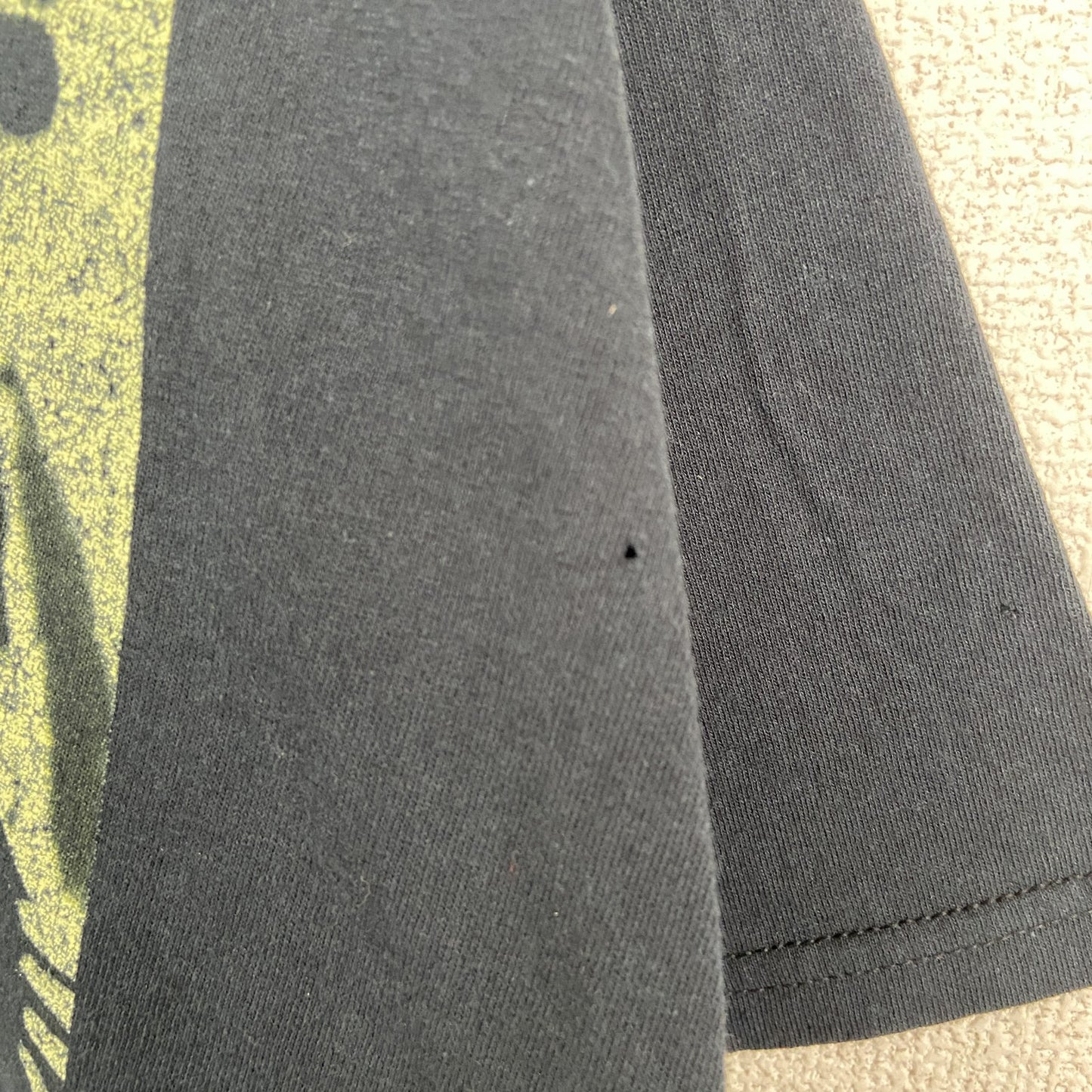 古着 used　GILDAN ギルダン　半袖アルバムジャケットプリントTシャツ　クルーネック　ビースティ　レトロ　黒　XLサイズ