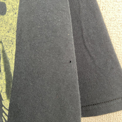 古着 used　GILDAN ギルダン　半袖アルバムジャケットプリントTシャツ　クルーネック　ビースティ　レトロ　黒　XLサイズ