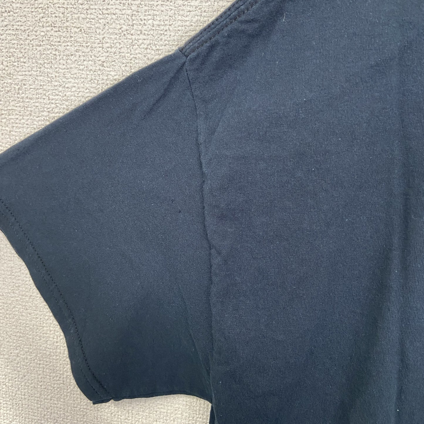 古着 used　GILDAN ギルダン　半袖アルバムジャケットプリントTシャツ　クルーネック　ビースティ　レトロ　黒　XLサイズ