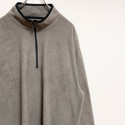 OLD NAVY　オールドネイビー　ハーフジップフリースジャケット　ビッグシルエット　グレー　2XLサイズ