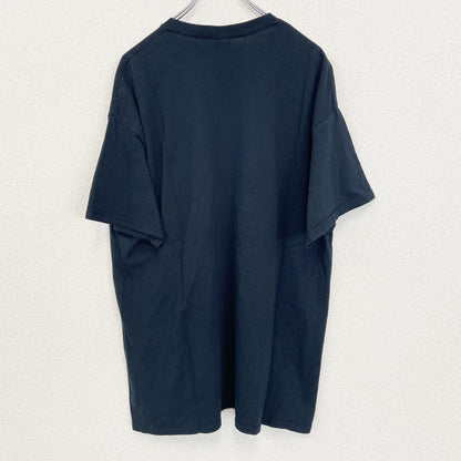 古着 used　GILDAN ギルダン　半袖アルバムジャケットプリントTシャツ　クルーネック　ビースティ　レトロ　黒　XLサイズ