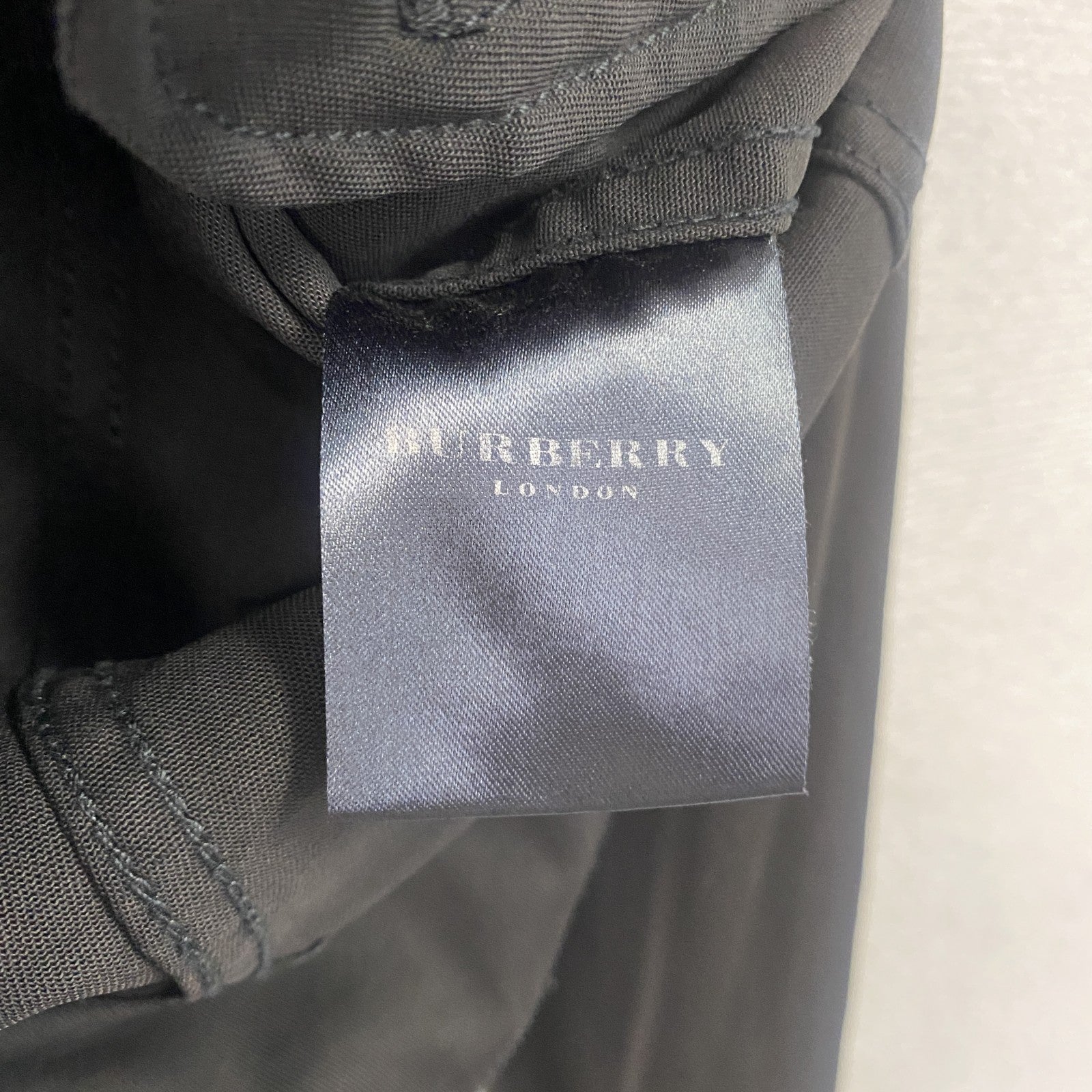BURBERRY LONDON　バーバリーロンドン　デニムジャケット/Gジャン　黒　ブラック　12サイズ