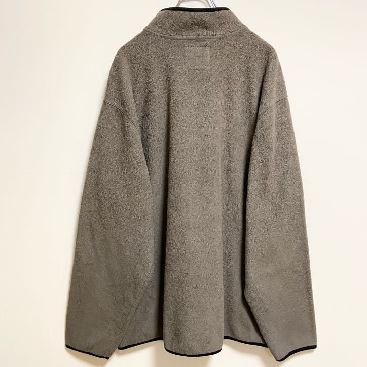 OLD NAVY　オールドネイビー　ハーフジップフリースジャケット　ビッグシルエット　グレー　2XLサイズ