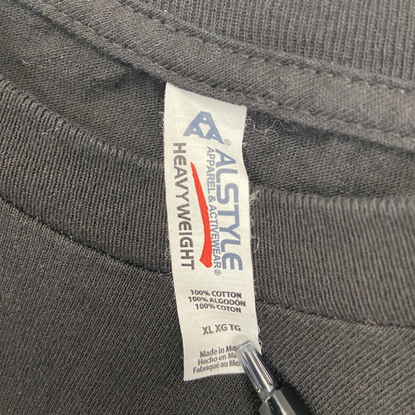 古着 used　ALSTYLE　半袖バンドプリントTシャツ　クルーネック　アレサフランクリン　Y2K　レトロ　黒　XLサイズ