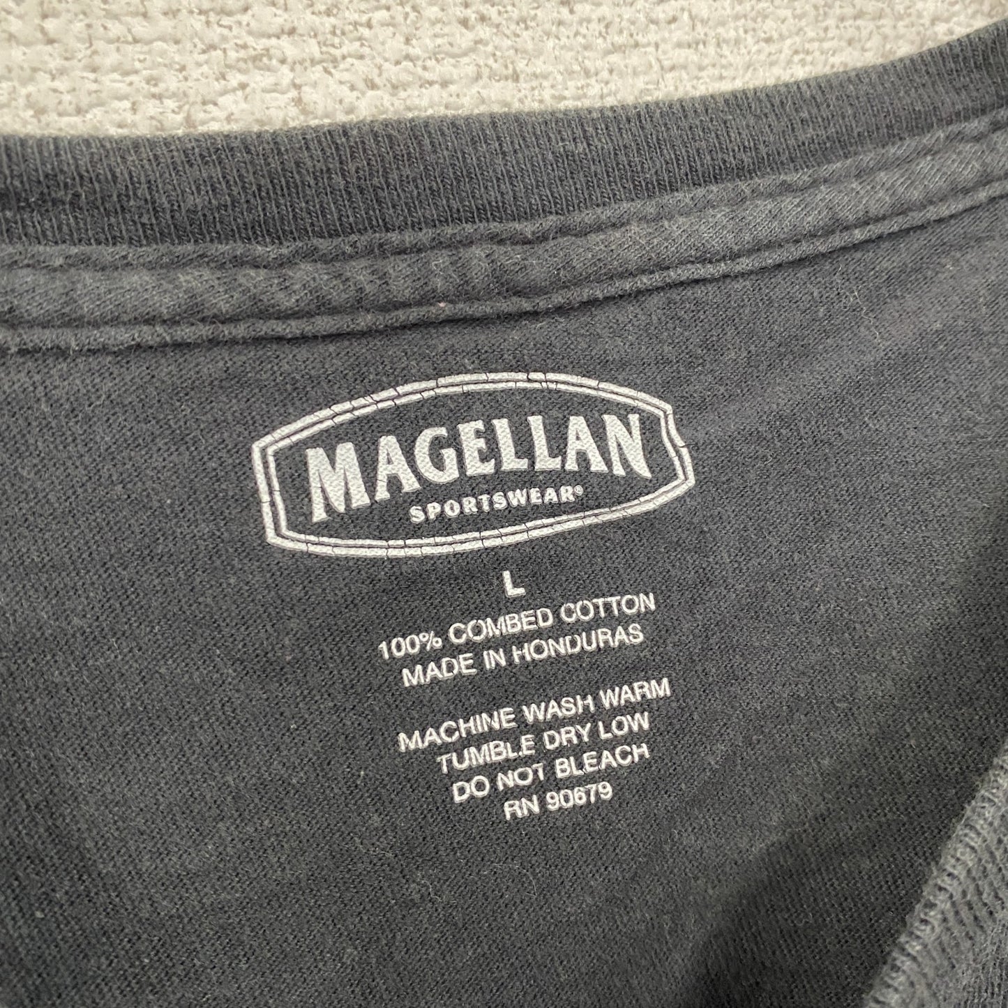 MAGELLAN　半袖プリントTシャツ　黒　ブラック　Lサイズ