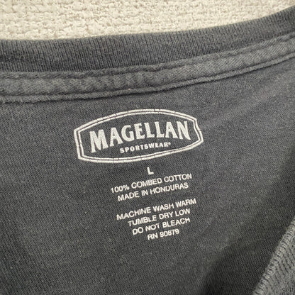 MAGELLAN　半袖プリントTシャツ　黒　ブラック　Lサイズ