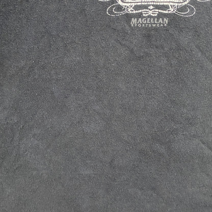MAGELLAN　半袖プリントTシャツ　黒　ブラック　Lサイズ