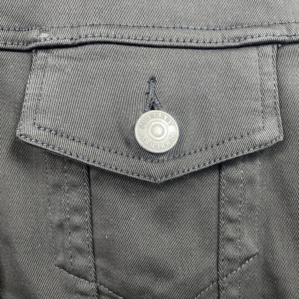 BURBERRY LONDON　バーバリーロンドン　デニムジャケット/Gジャン　黒　ブラック　12サイズ