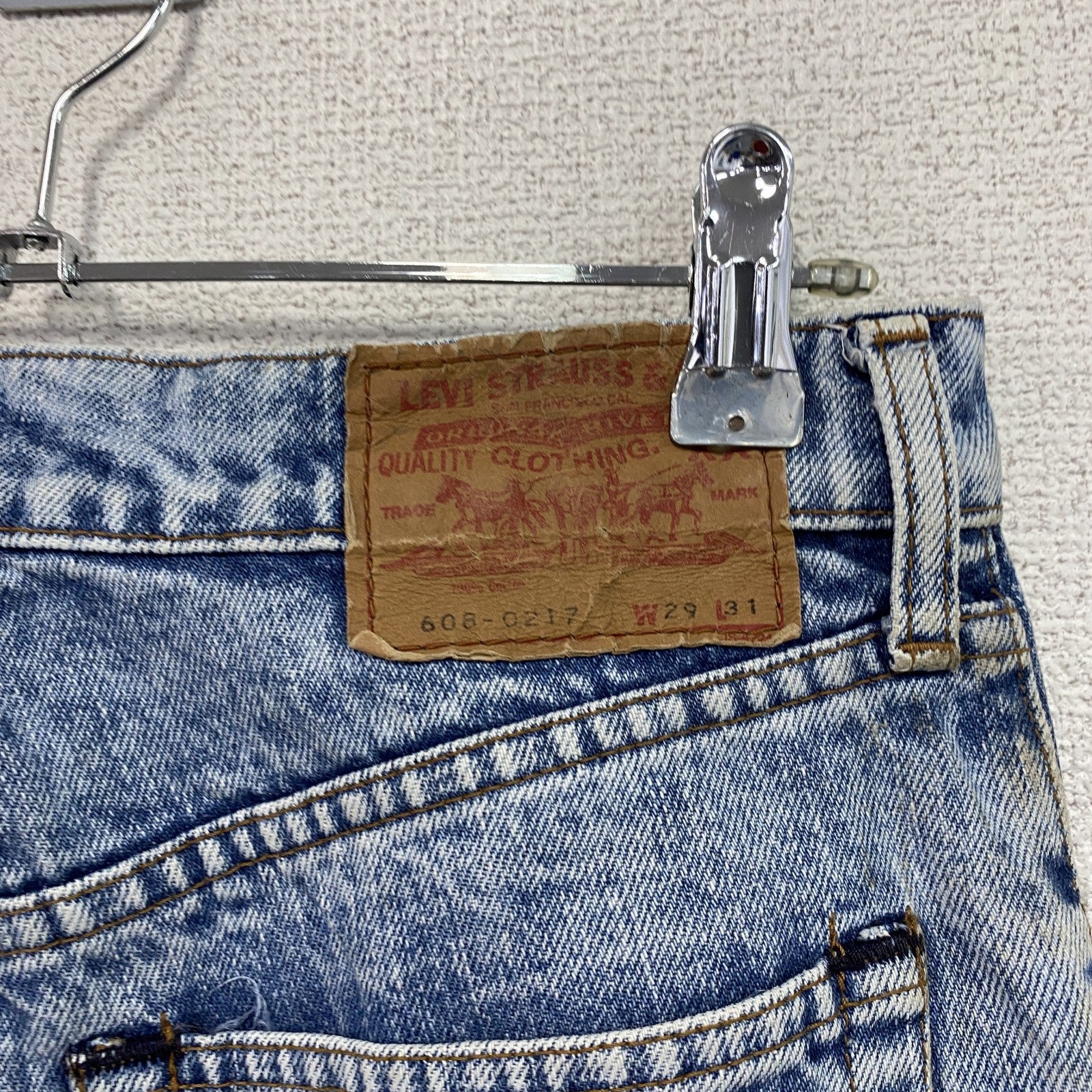 Levi's　リーバイス　608-0217　デニムパンツ/ジーンズ　ジップフライ　インディゴ　W29サイズ
